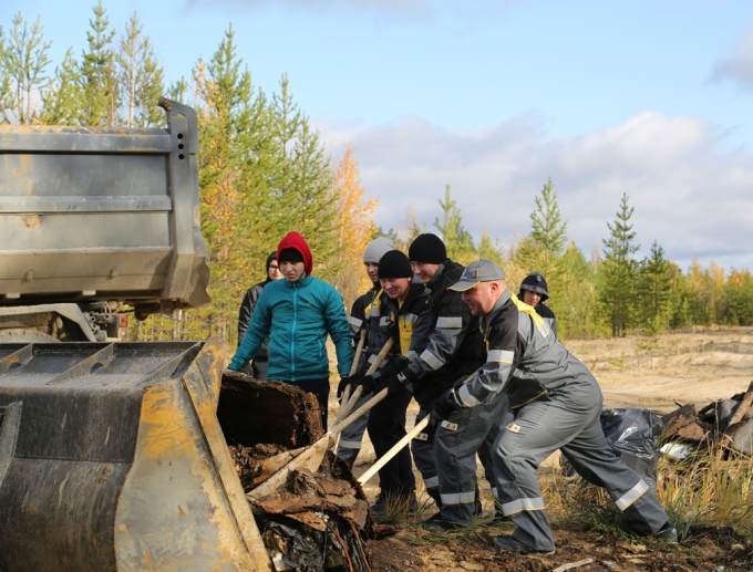 Работники «РН-Пурнефтегаза» очистили лес