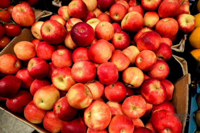 В Свердловской области уничтожили сотни килограммов санкционных яблок и орехов