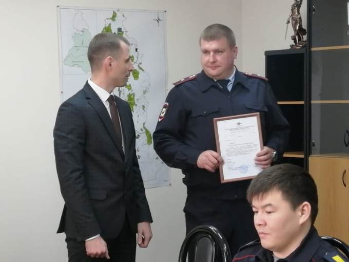 Чернышов был представлен личному составу полиции Уренгоя