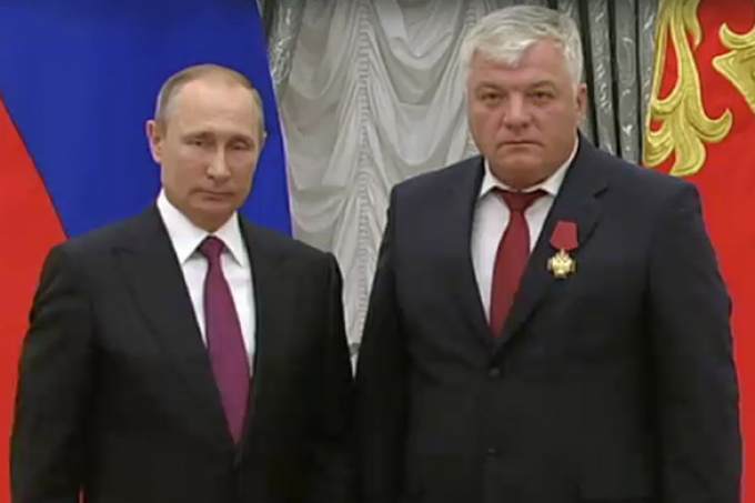 Владимир Путин и Владимир Рощупкин