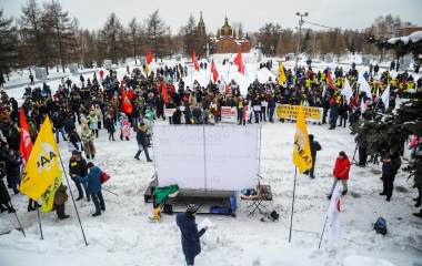 Митинг за возврат прямых выборов мэра в Челябинске