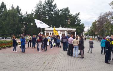 Пикет за честные выборы в Челябинске
