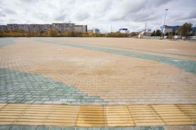 В Сургуте завершилось строительство Центральной площади
