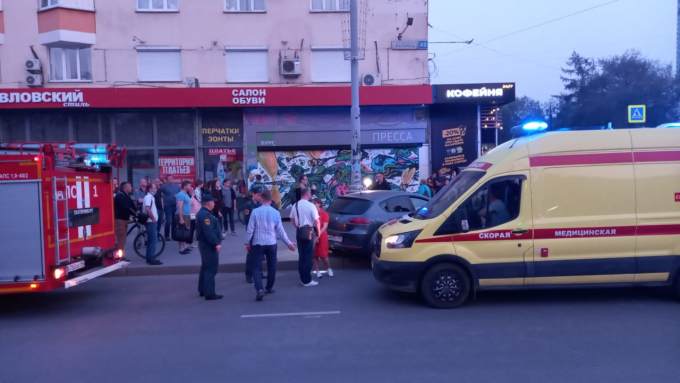 Авария в центре Екатеринбурга