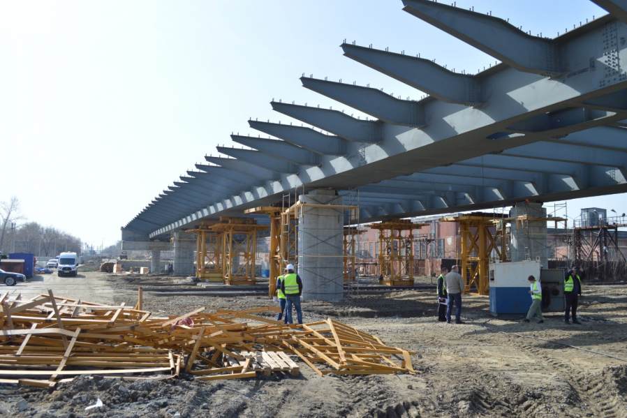 строительство моста ЖБИ в Кургане