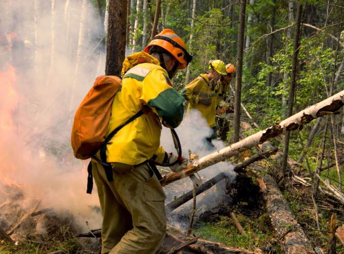 В ХМАО площадь лесных пожаров растет в высокой скоростью
