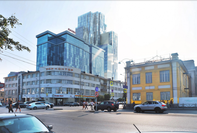 Администрация Екатеринбурга показала рендеры нового небоскреба