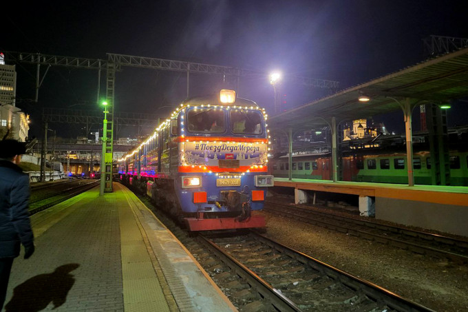 В Ишиме при встрече поезда Деда Мороза произошла давка