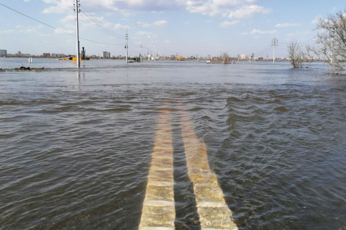 В Кургане снова поднимается уровень воды в Тоболе
