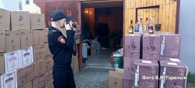 Полиция изъяла крупную партию контрафактного алкоголя под Екатеринбургом